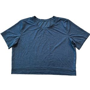 lululemon athletica Blue Short Sleeve Tee